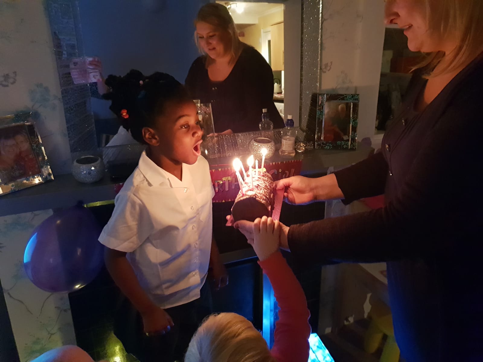 A childs birthday party